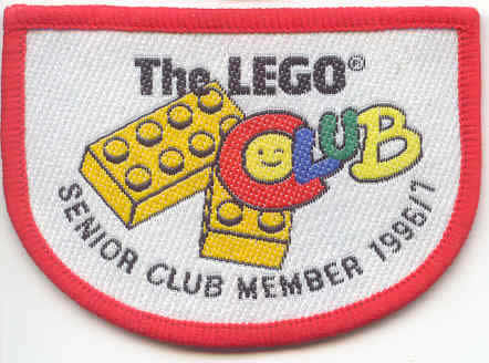 Patch, Sew-On Cloth, The LEGO Club (Senior Member 1996 / 1997)