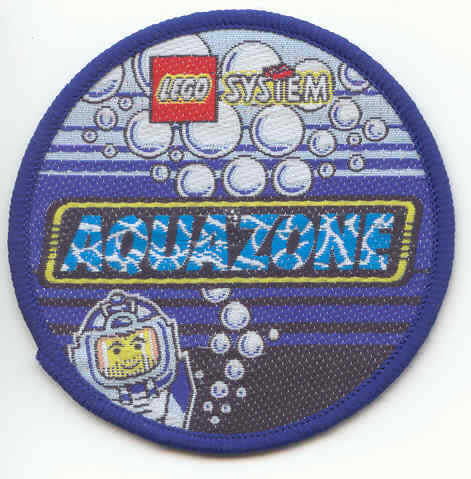 Patch, Sew-On Cloth Round, LEGO System Aquazone