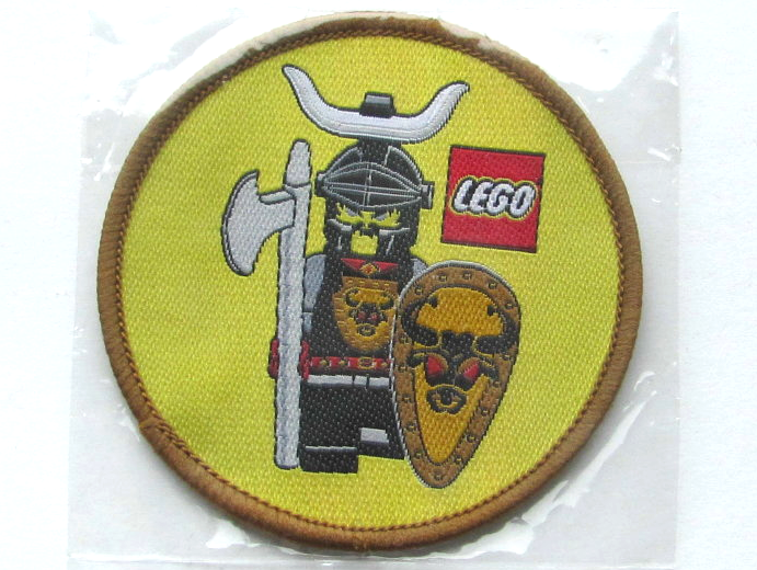 Patch, Sew-On Cloth Round, Minifigure Cedric the Bull