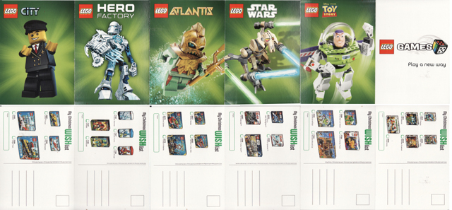 Postcard - World Club My Christmas Wish List, Sheet of 6