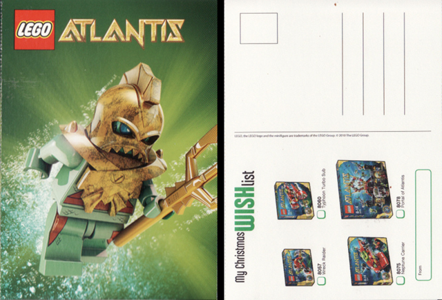 Postcard - World Club My Christmas Wish List - Atlantis