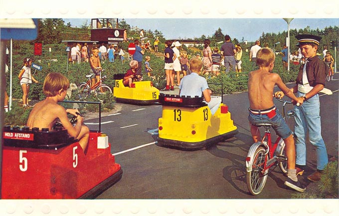 Postcard - Legoland Parks, Legoland Billund - The Traffic School 1