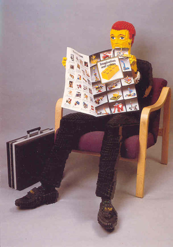 Postcard - The ART of LEGO - Adam Brick