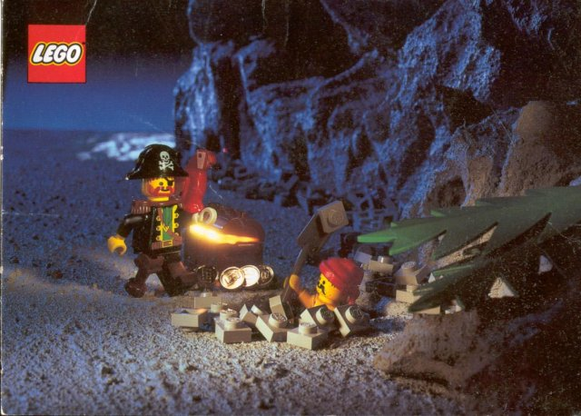 Postcard - Pirate Captain Red Beard and Mate (Exclusive for Lego Builders Club)