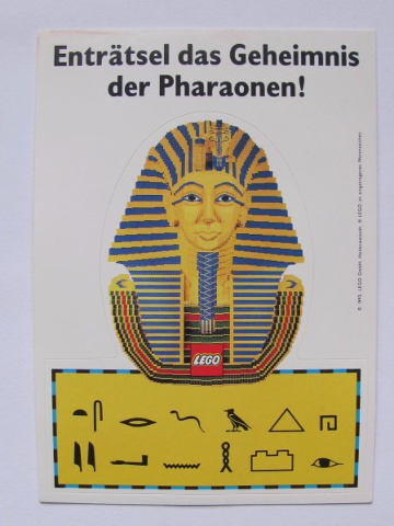 Postcard - Pharaoh's Mask Sticker