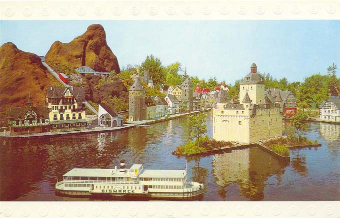 Postcard - Legoland Parks, Legoland Billund - Miniland, The Rhine 1
