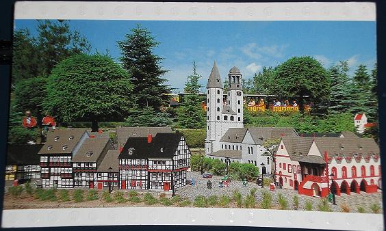 Postcard - Legoland Parks, Legoland Billund - Goslar with the Market Church