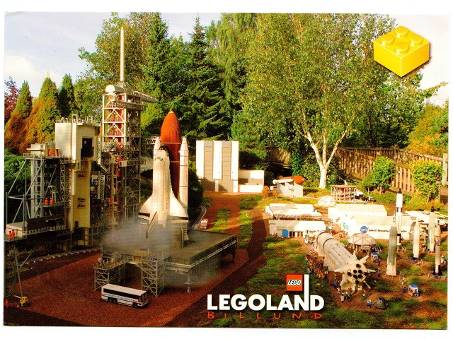 Postcard - Legoland Parks, Legoland Billund - Miniland John F. Kennedy Space Center, USA