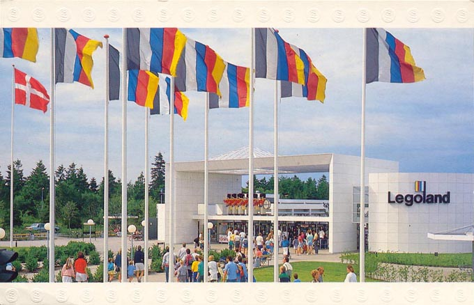 Postcard - Legoland Parks, Legoland Billund - The Main Entrance 1