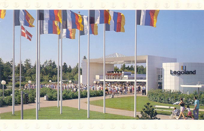 Postcard - Legoland Parks, Legoland Billund - The Main Entrance 2