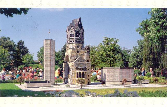 Postcard - Legoland Parks, Legoland Billund - Miniland, Gedächtniskirche - Berlin