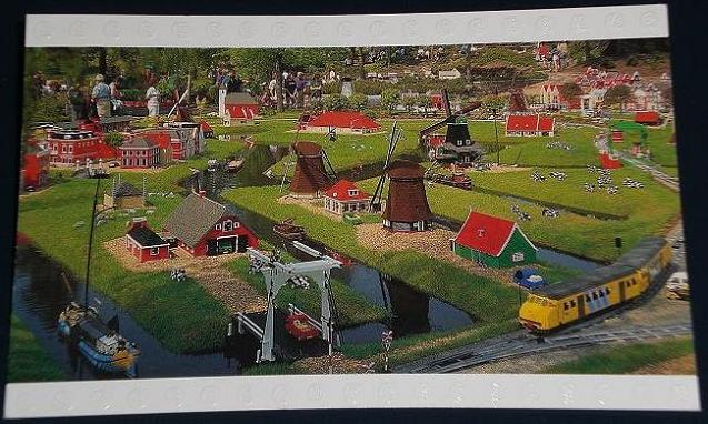 Postcard - Legoland Parks, Legoland Billund - Dutch Landscape