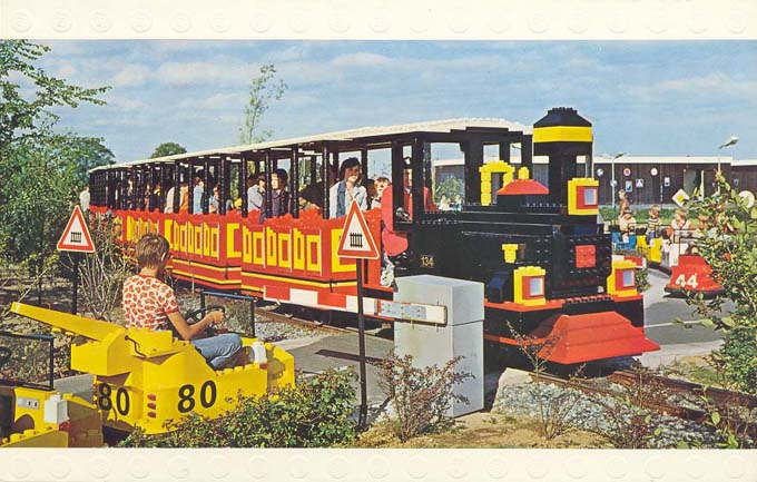 Postcard - Legoland Parks, Legoland Sierksdorf - Legozug in der Verkehrsschule