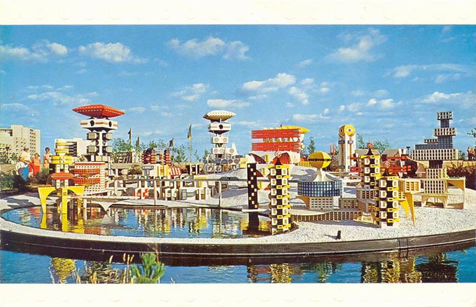 Postcard - Legoland Parks, Legoland Sierksdorf - Miniland, Civilia 2000, Stadt der Zukunft