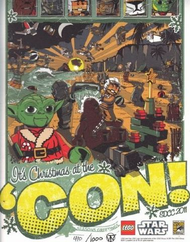 Star Wars Advent Calendar Poster - San Diego Comic-Con 2011 Exclusive