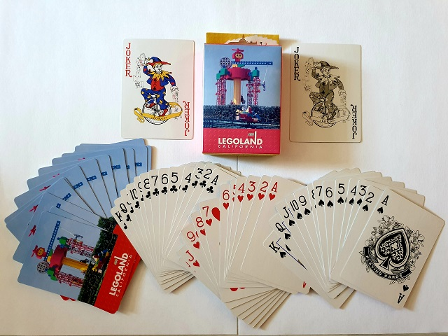 Playing Cards Standard, Legoland California Pattern
