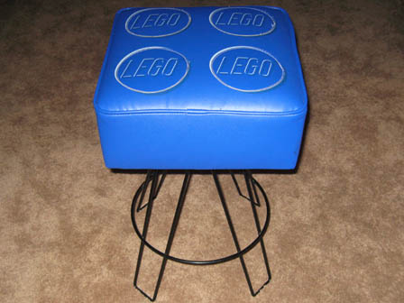 Stool, Paul Frank LEGO 2 x 2 Brick, Blue