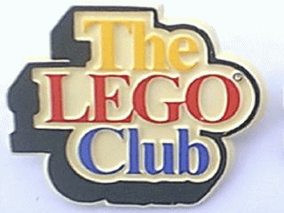 Pin, The LEGO Club UK Badge, Yellow/Red/Blue Text