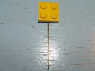 Pin, 2 x 2 Plate - Stick Pin Attachment