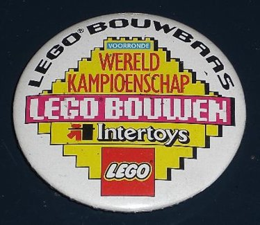 Pin, LEGO Bouwbaas, Voorronde Wereldkampioenschap LEGO Bouwen