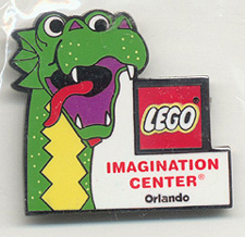 Pin, Imagination Center Orlando - Sea Serpent Head