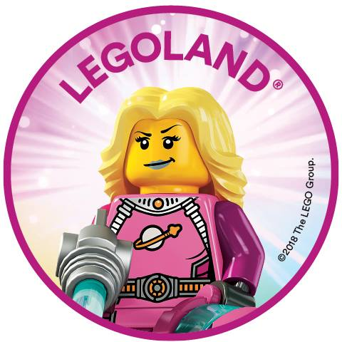 Pin, LEGOLAND Astronaut Female 2 Piece Badge
