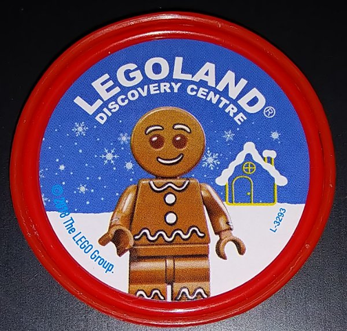 Pin, LEGOLAND Discovery Center Gingerbread Man 2 Piece Badge