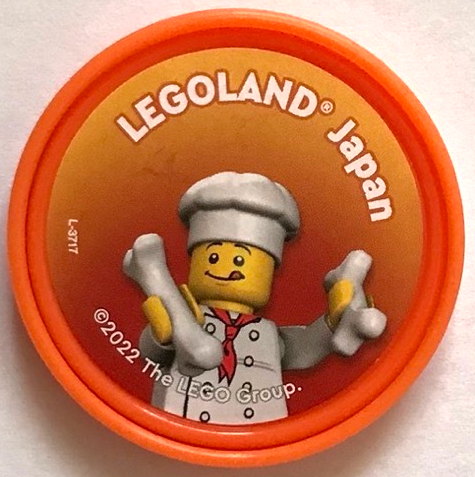 Pin, LEGOLAND Japan Chef with Bones 2 Piece Badge