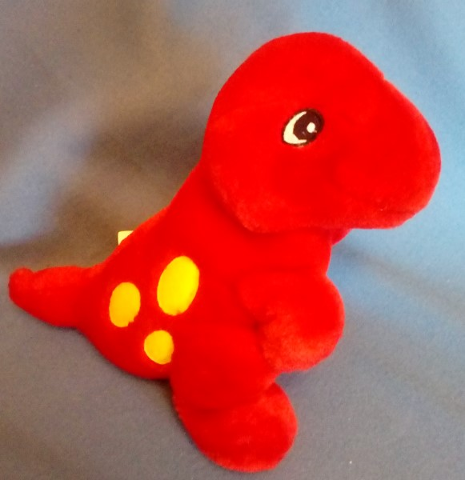 Dinosaur Plush - Yellow Spots, Baby