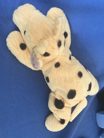 Giraffe Plush - Dark Brown Spots