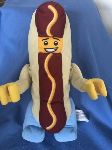 Hot Dog Man Minifigure Plush