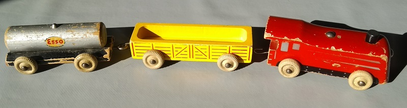 Wooden Pull-Along Little Red Train