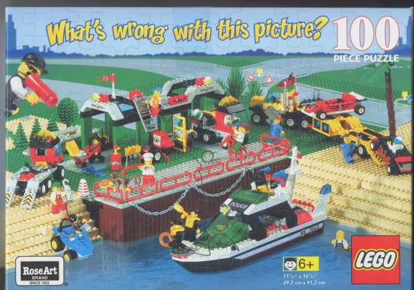 RoseArt 100 Pieces, What's wrong with this picture? Harbor Scene Puzzle