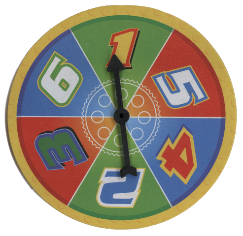 Racers Super Speedway Board Game, Game Piece Spinner