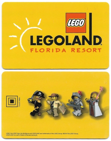 Room Key Card, LEGOLAND Florida Resort
