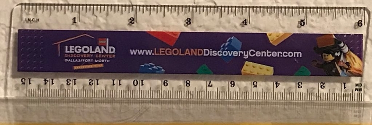 Ruler, Legoland Discovery Center Dallas/Fort Worth Grapevine Mills Pattern