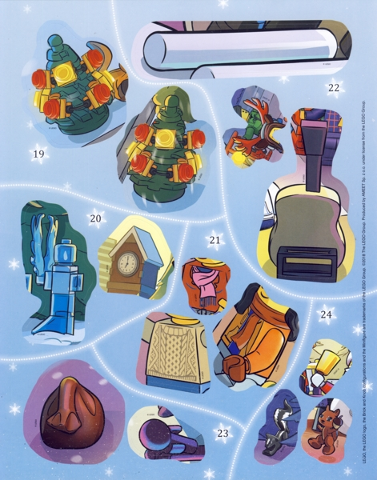 Sticker Sheet, LEGO City Advent book 2018, sheet 4