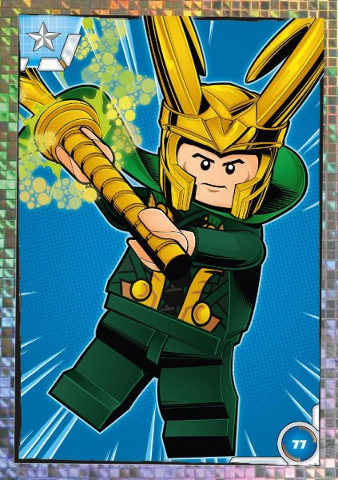 Avengers Trading Card Collection (German) Series 1 - # 77 Comic Loki