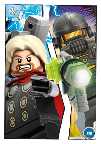 Avengers Trading Card Collection (German) Series 1 - # 112 Thor vs. A.I.M.-Agent