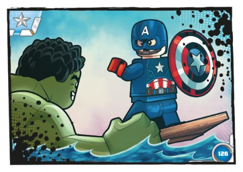 Avengers Trading Card Collection (German) Series 1 - # 126 Schild-Surfen