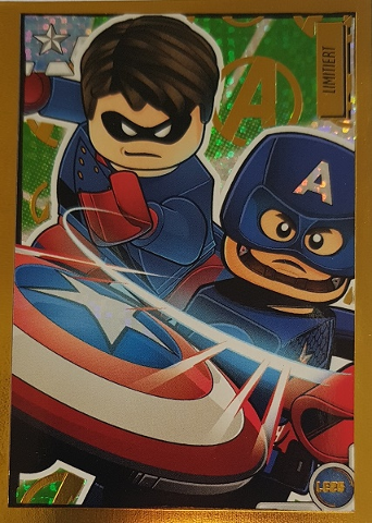 Avengers Trading Card Collection (German) Series 1 - # LE25 Comic Captain America & Bucky Barnes Limited Edition