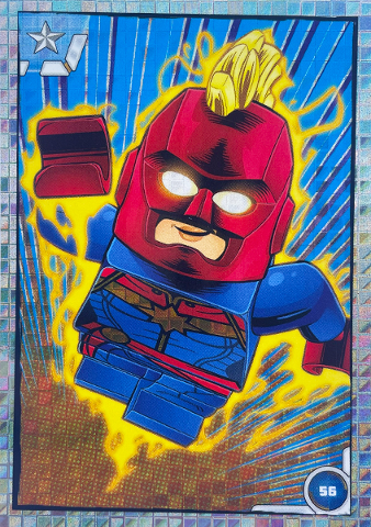 Avengers Trading Card Collection (English) Series 1 - # 56 Comic Captain Marvel