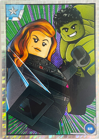 Avengers Trading Card Collection (English) Series 1 - # 68 Comic Duo Black Widow & Hulk