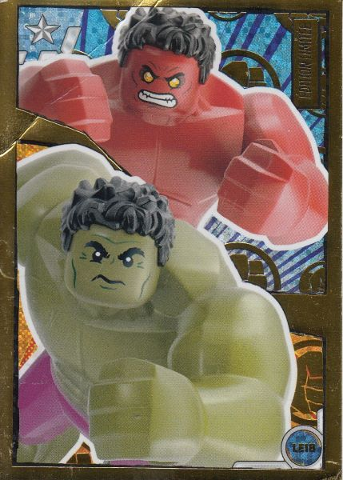 Avengers Trading Card Collection (French) Series 1 - # LE18 Hulk vs Red Hulk Limited Edition
