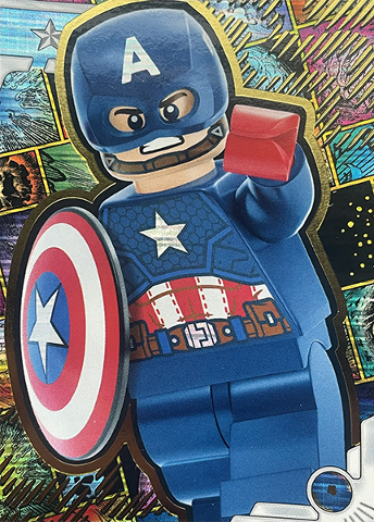 Avengers Trading Card Collection (Polish) Series 1 - # 4 Ultra Kapitan Ameryka