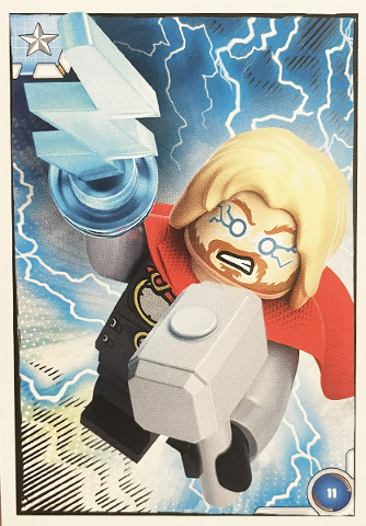 Avengers Trading Card Collection (Polish) Series 1 - # 11 Thor