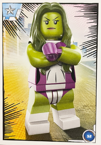 Avengers Trading Card Collection (Polish) Series 1 - # 32 She-Hulk