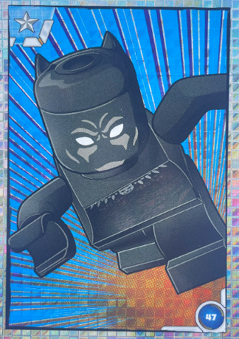 Avengers Trading Card Collection (Polish) Series 1 - # 47 Komiksowa Czarna Pantera