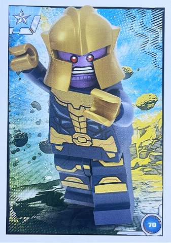 Avengers Trading Card Collection (Polish) Series 1 - # 70 Thanos