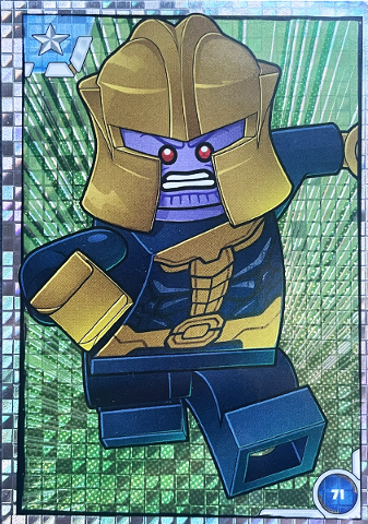Avengers Trading Card Collection (Polish) Series 1 - # 71 Komiksowy Thanos